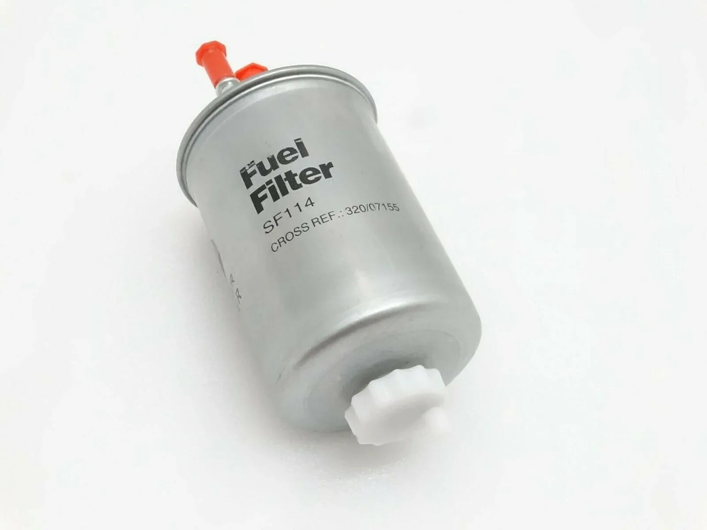 JCB outboard engine fuel filter, metal body, designed for efficient fuel filtration in marine engines