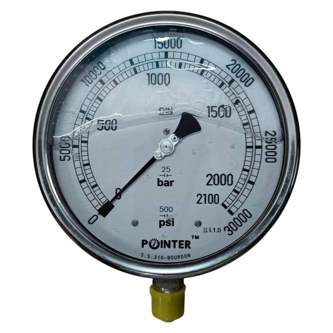 High Pressure Guage 2100 Bar 30000 PSI High Pressure Guage Stainless Steel Stellergear - StellerGear