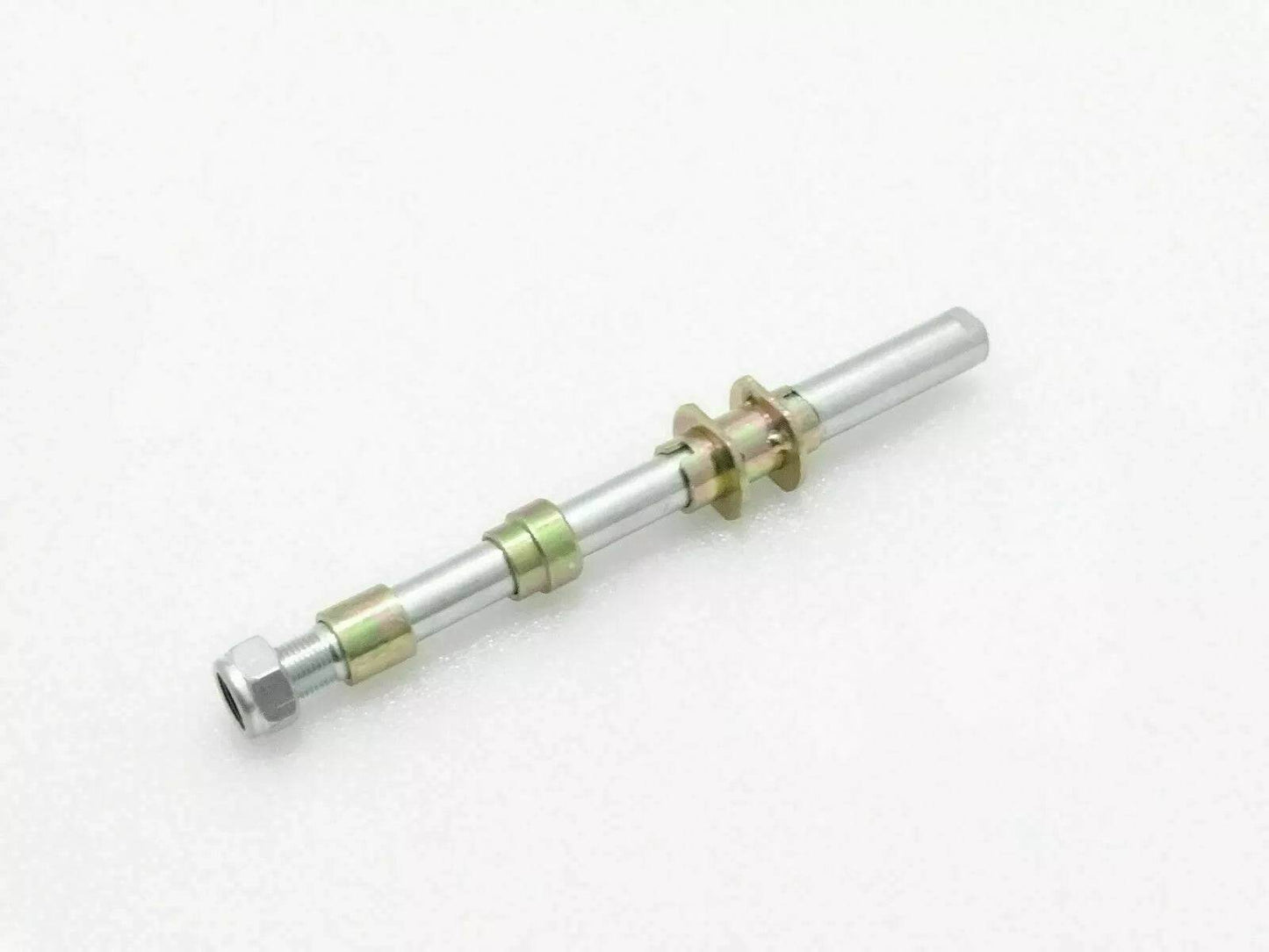 Royal Enfield axle kit featuring a sturdy metal design for reliable front wheel support