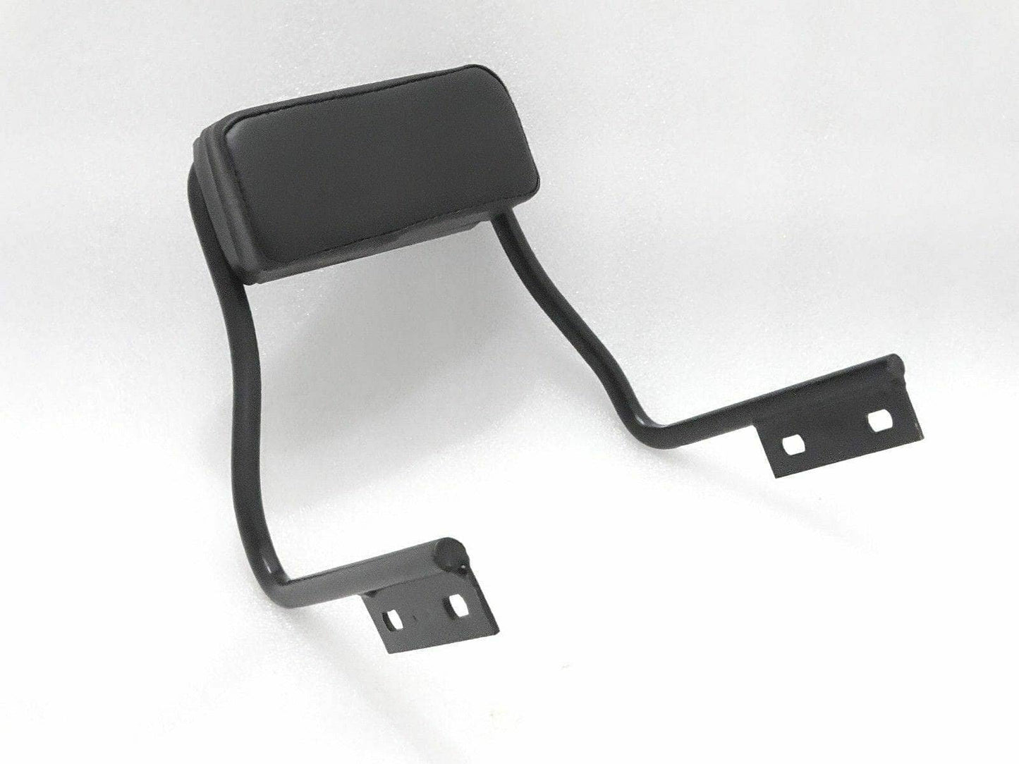 Royal Enfield backrest bar with padded support for comfortable riding