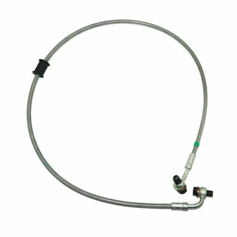 Front Brake Hose Assembly for Royal Enfield motorcycles, made of durable steel, ideal for safe braking performance