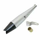 Exhaust Silencer Shark Shape Glass Wool W-O Baffle Fits Royal Enfield - StellerGear