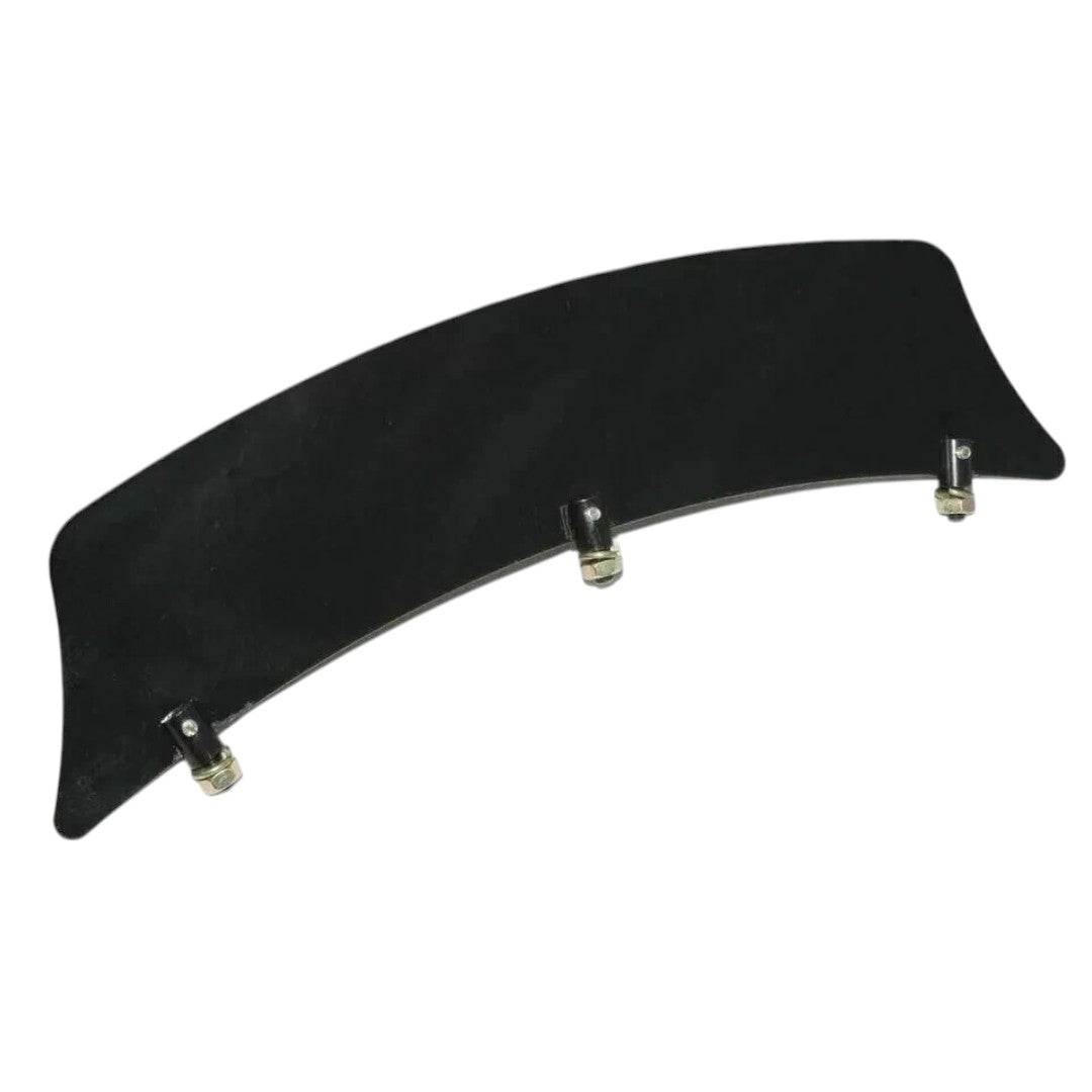 Front Mudguard Number Plate Steel Black Fit For Royal Enfield BSA Universal Fit - StellerGear
