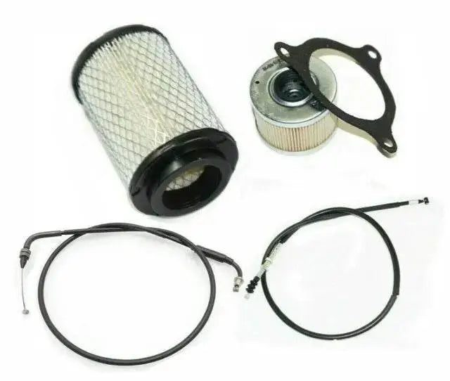Royal Enfield Himalayan filter combo pack featuring oil and air filters with cables