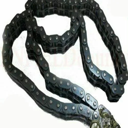 Royal Enfield duplex primary chain, durable steel, designed for reliable performance in motorcycle engines