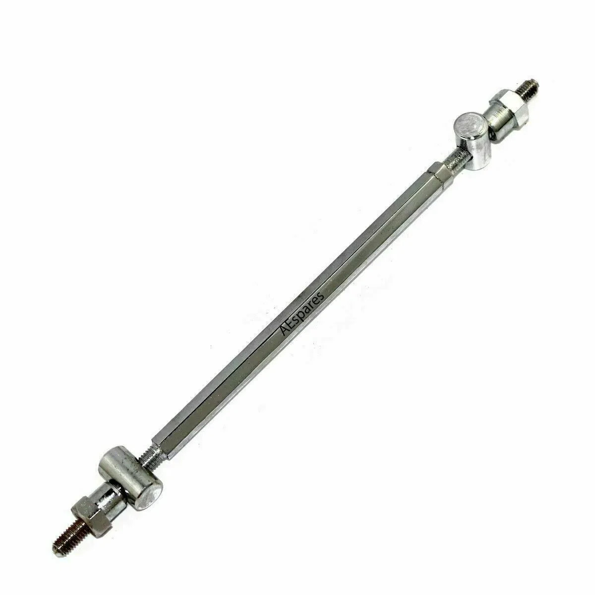 7 inch chrome front brake link rod for Royal Enfield, durable metal construction, ideal for brake system upgrades