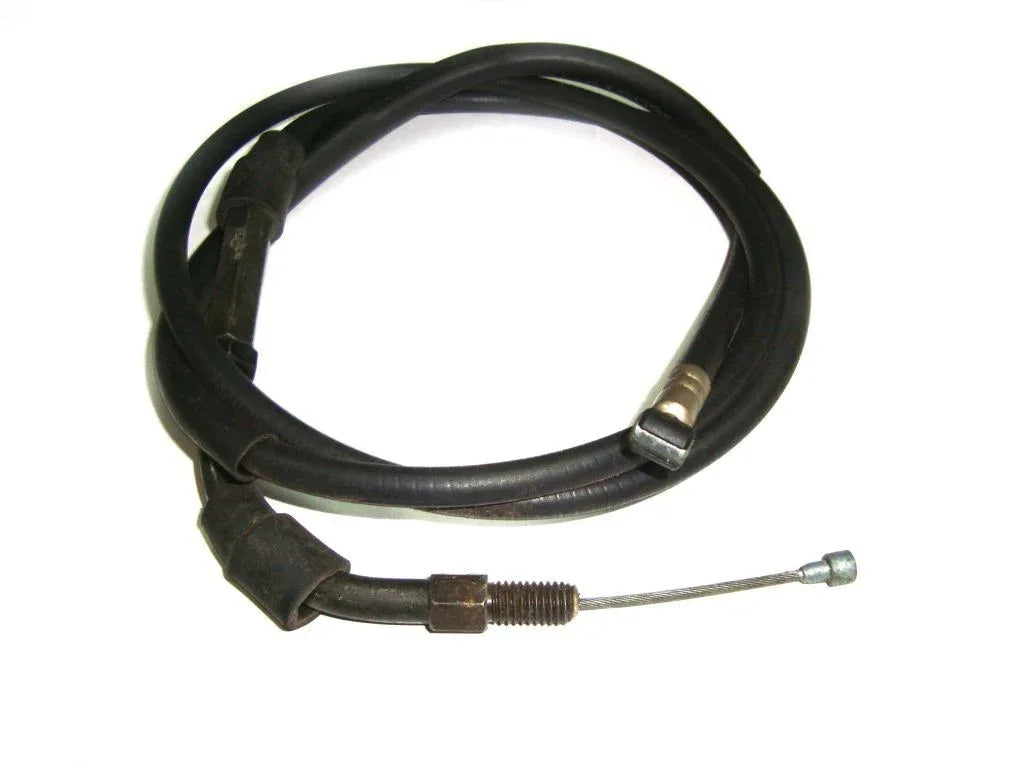 Royal Enfield motorcycle throttle cable, flexible rubber, 1.2m length, essential for throttle control