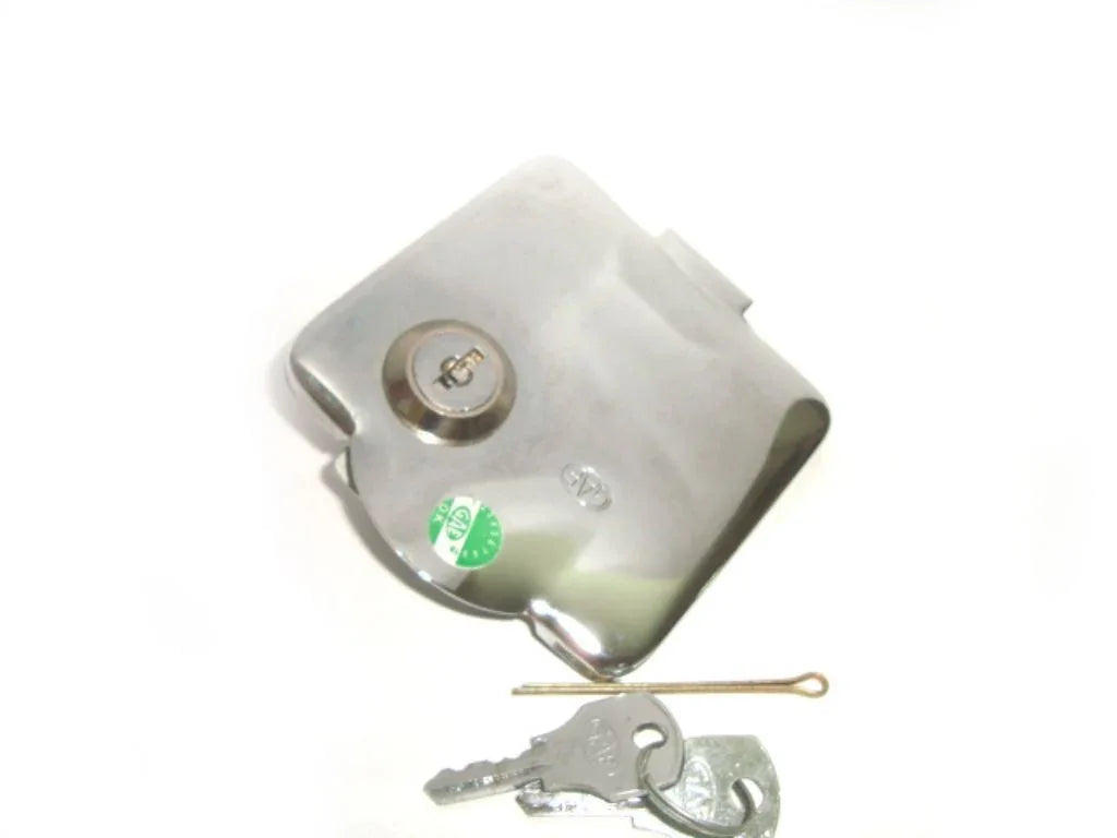 Chromed Petrol Tank Flap Set For Lambretta Vijay Super Models - StellerGear