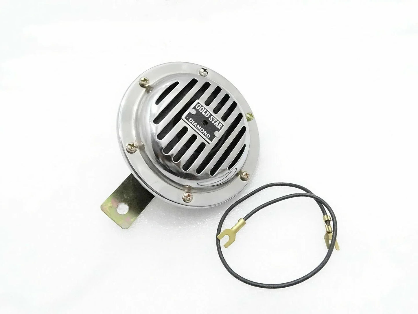ROYAL ENFIELD CHROME 12V HORN 4" - StellerGear
