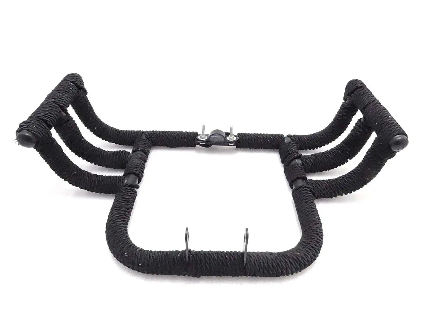 FRONT LEG GUARD WRAPPED WITH BLACK ROPE AIRFLY FOR ROYAL ENFIELD - StellerGear
