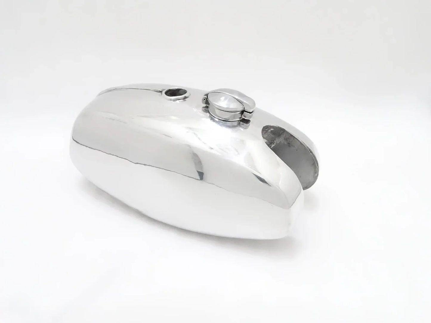 BSA B50 B50MX B44 B40 ALLOY ALLUMINIUM PETROL TANK WITH MONZO CAP - StellerGear