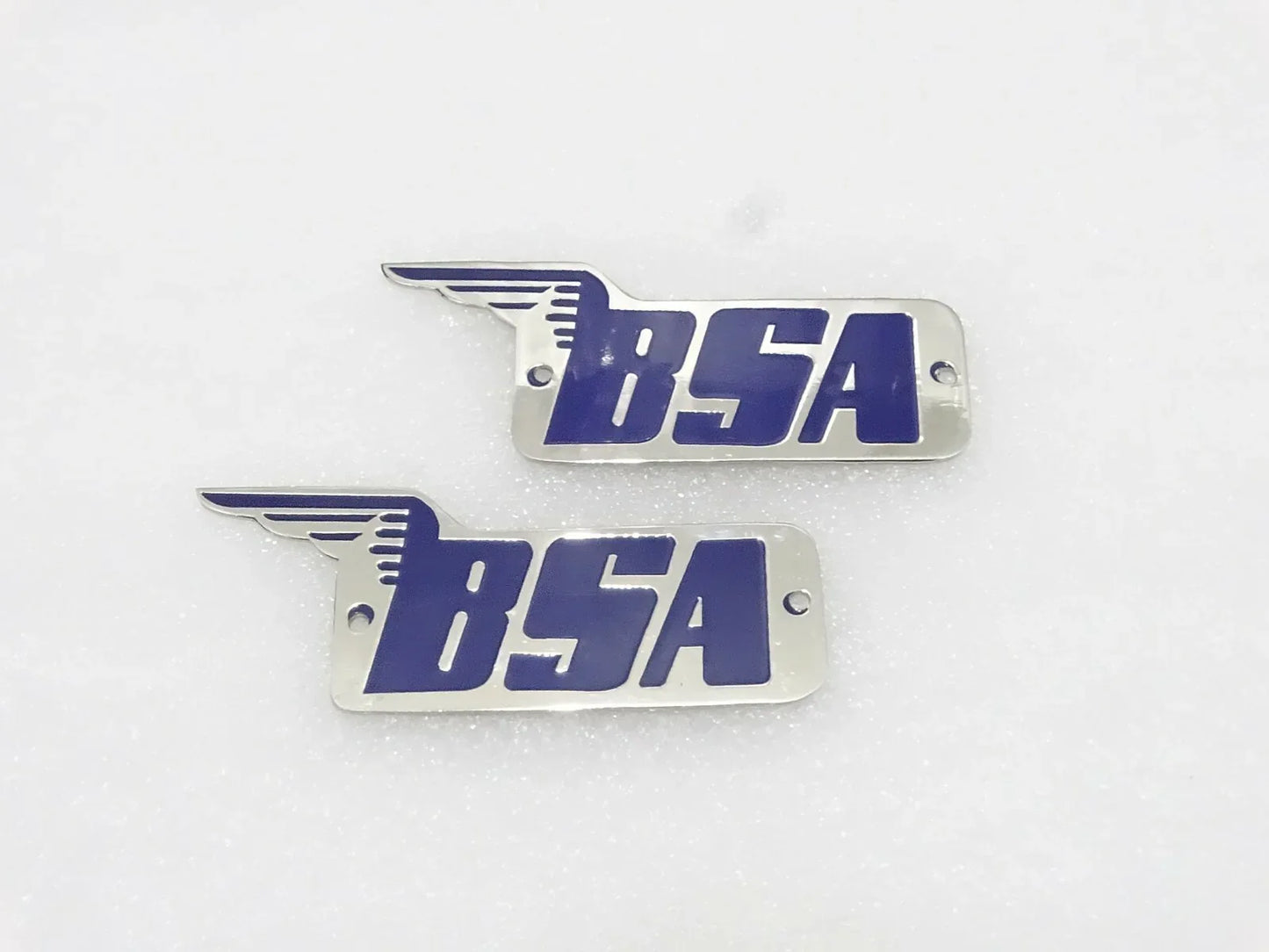 BSA A7 B31 C11 PETROL TANK BADGES PAIR - StellerGear