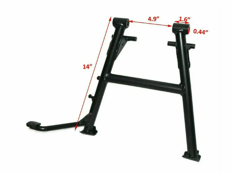 For Royal Enfield Interceptor 650cc Center Stand Assembly Steel Black 866192 - StellerGear