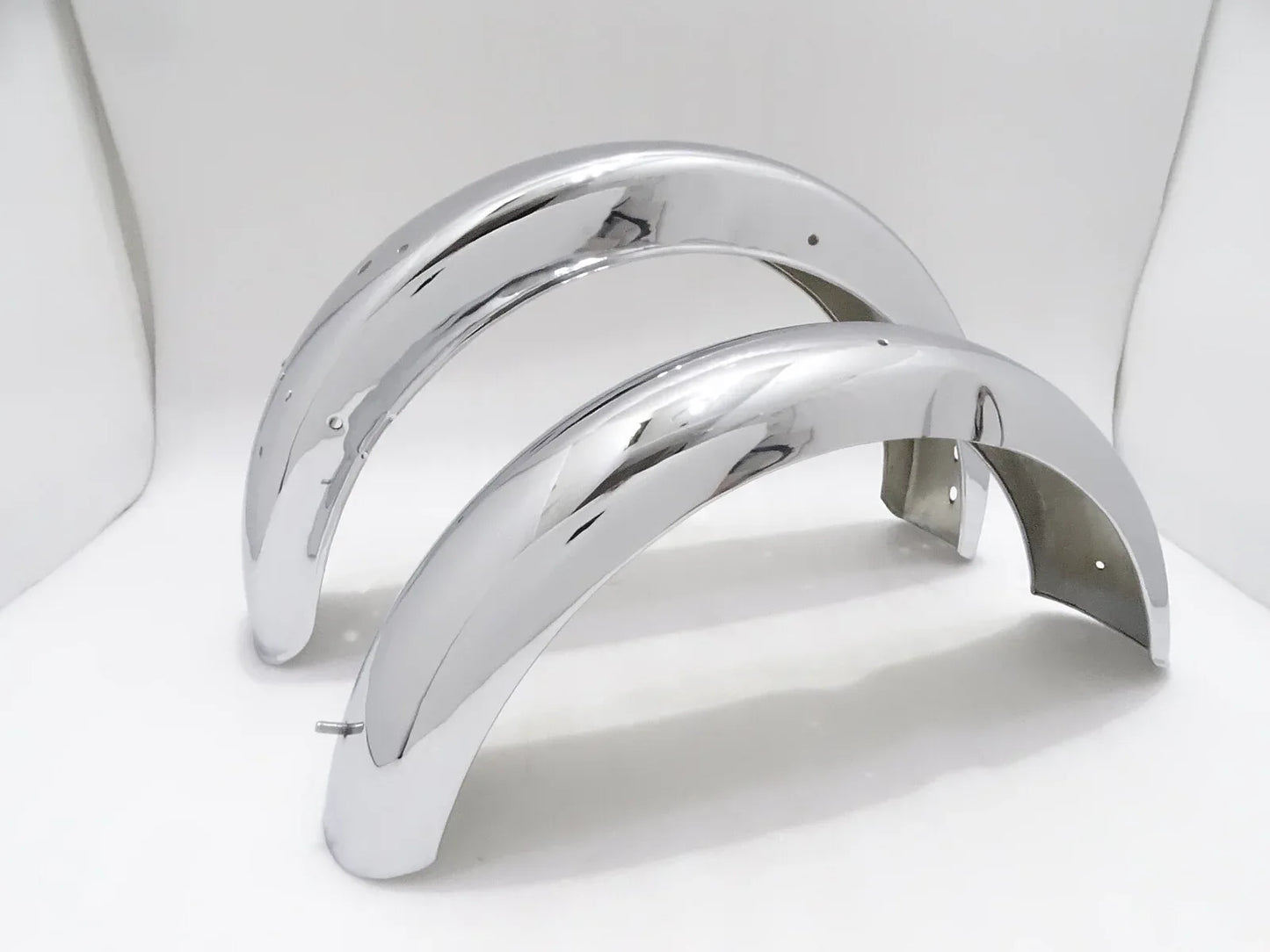 BSA A10 ROAD ROCKET MUDGUARD SET CHROME 1956 MODEL (PRE-DRILLED) - StellerGear