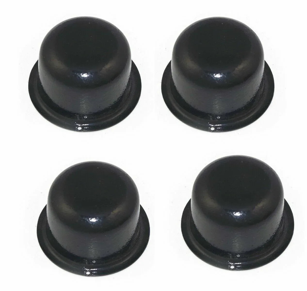4 Black Front Rear Wheel Bearing Hub Black Dust Cups Caps FIT FOR Jeeps Willys - StellerGear