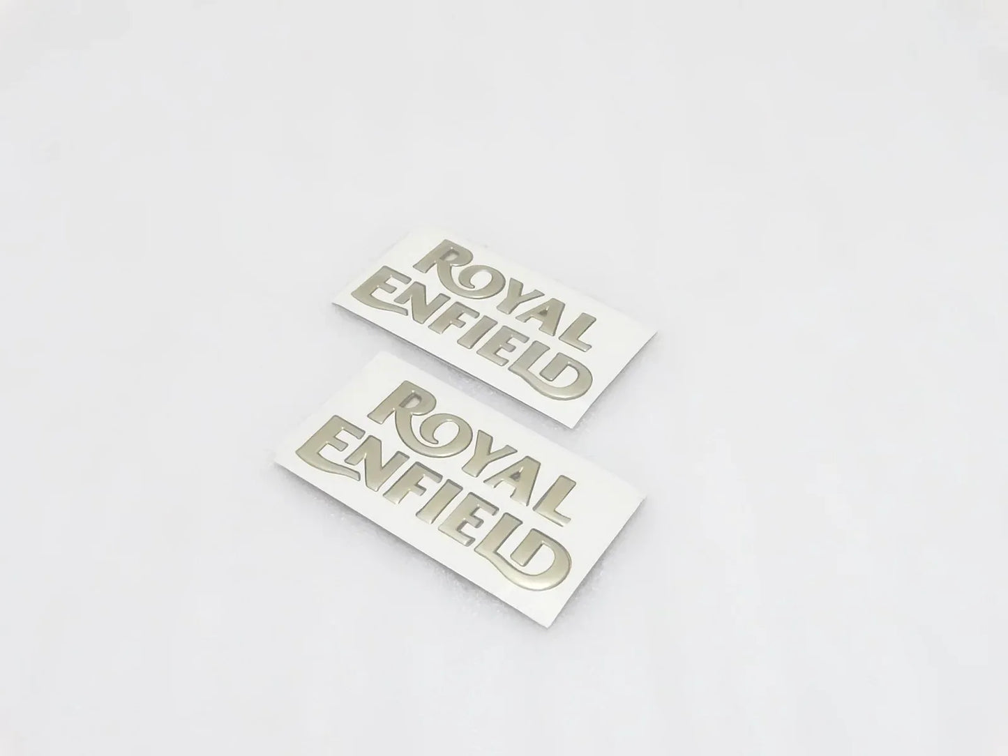 ROYAL ENFIELD FUEL TANK GOLDEN BADGE ENBLEM MONOGRAM - StellerGear
