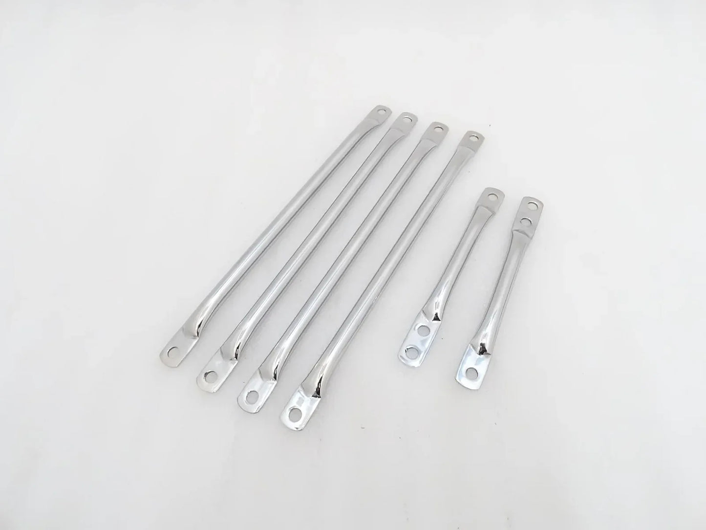 BSA A7 A10 SUPERROCKET GOLDSTAR FRONT MUDGUARD STAYS SET CHROMED - StellerGear