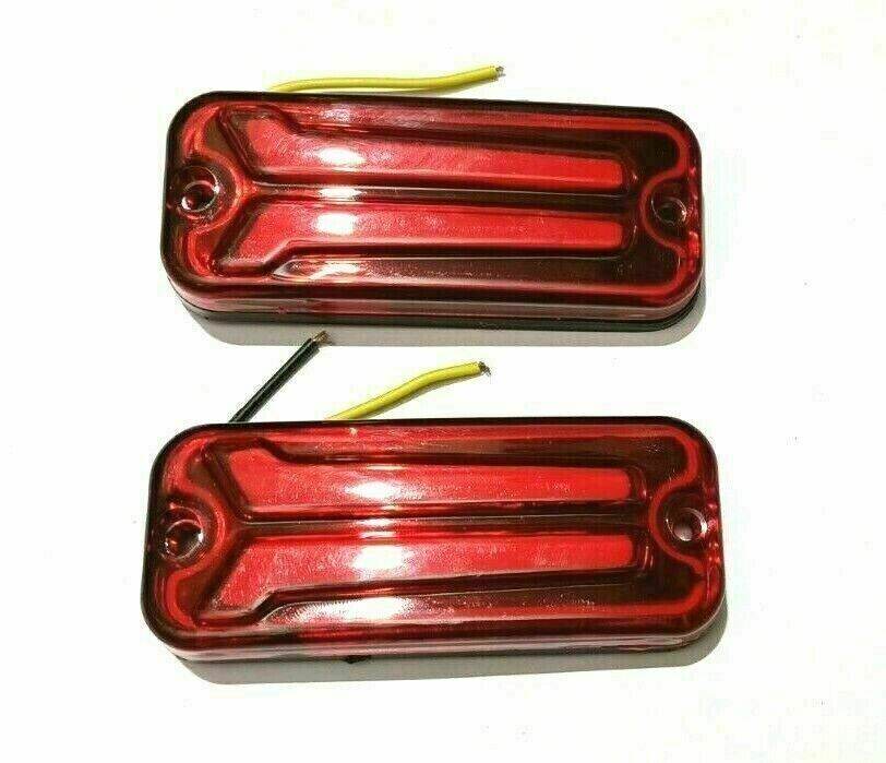 Fits Suzuki Samurai SJ413 SJ410 Sierra LED Red Turn Single Indicator Light Gypsy - StellerGear