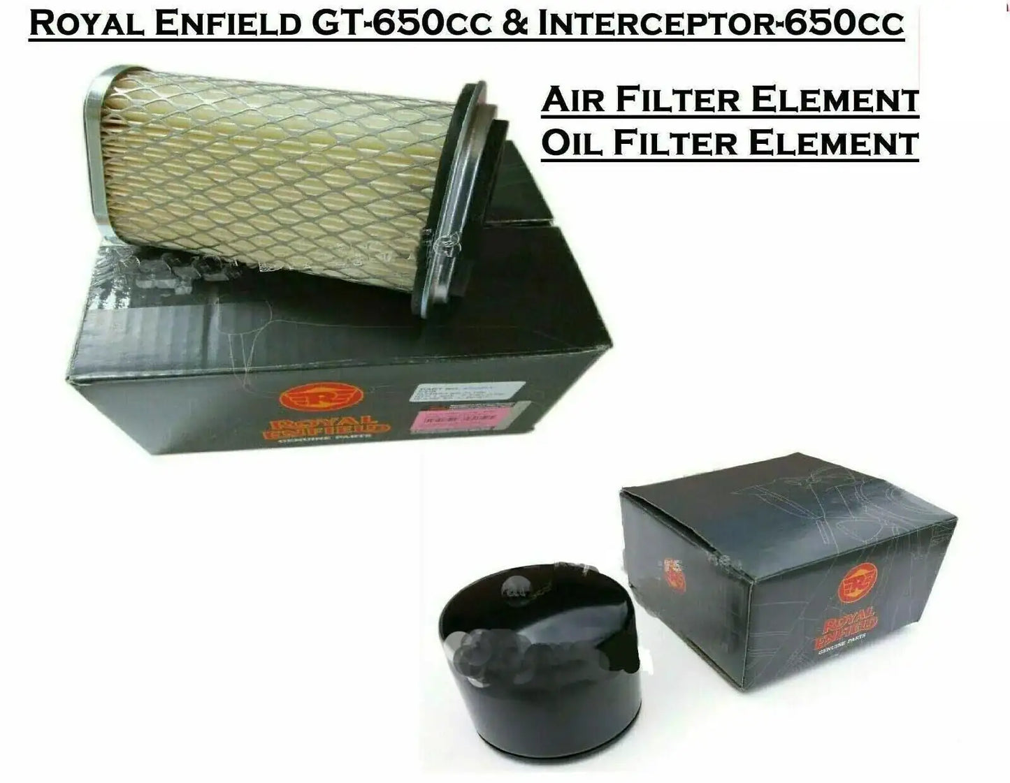FIT FOR Royal Enfield Interceptor 650 & GT 650 "Air Filter" and "Oil Filter" - StellerGear