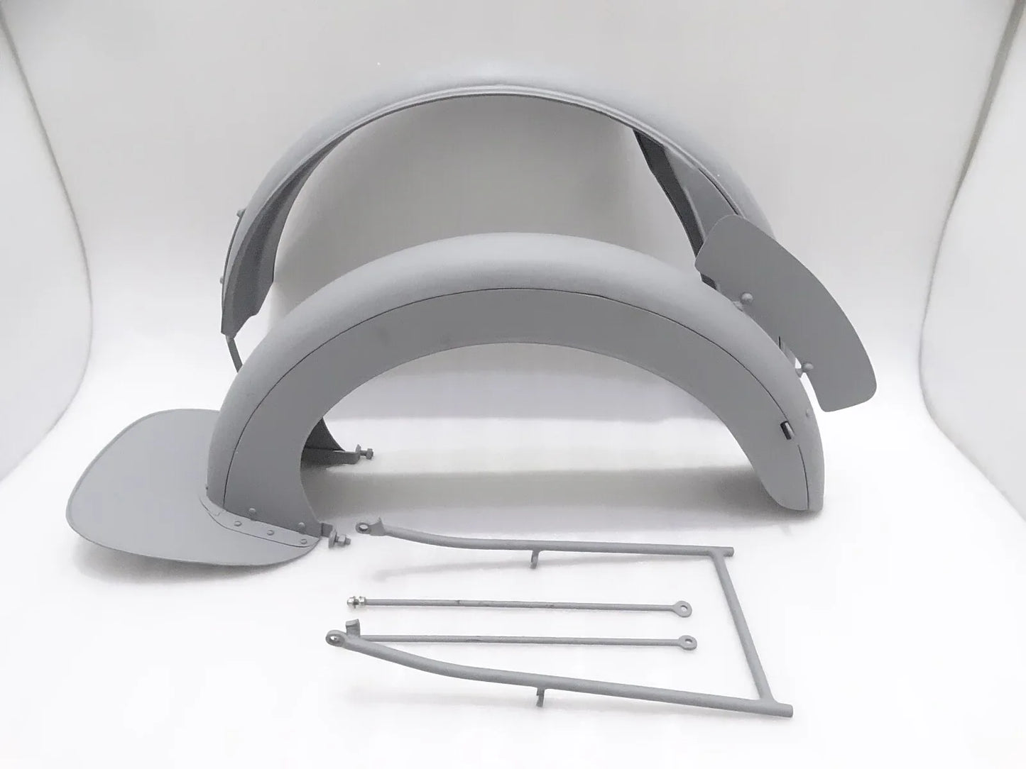 BSA MODEL "K AND H" MUDGUARD FRONT & REAR SET WITH STAYS (1914-1920 ) - StellerGear