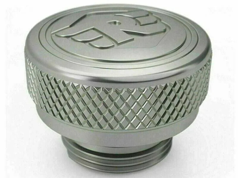 FOR Royal Enfield Twins Interceptor 650cc Machined Oil Filler Cap Silver - StellerGear