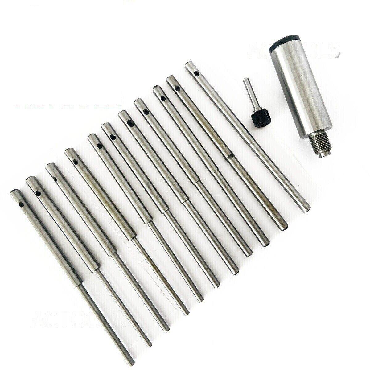 Black & Decker Valve Seat Grinding Pilot 11 Pcs Set Top .375" + 9/16 " Holder - StellerGear
