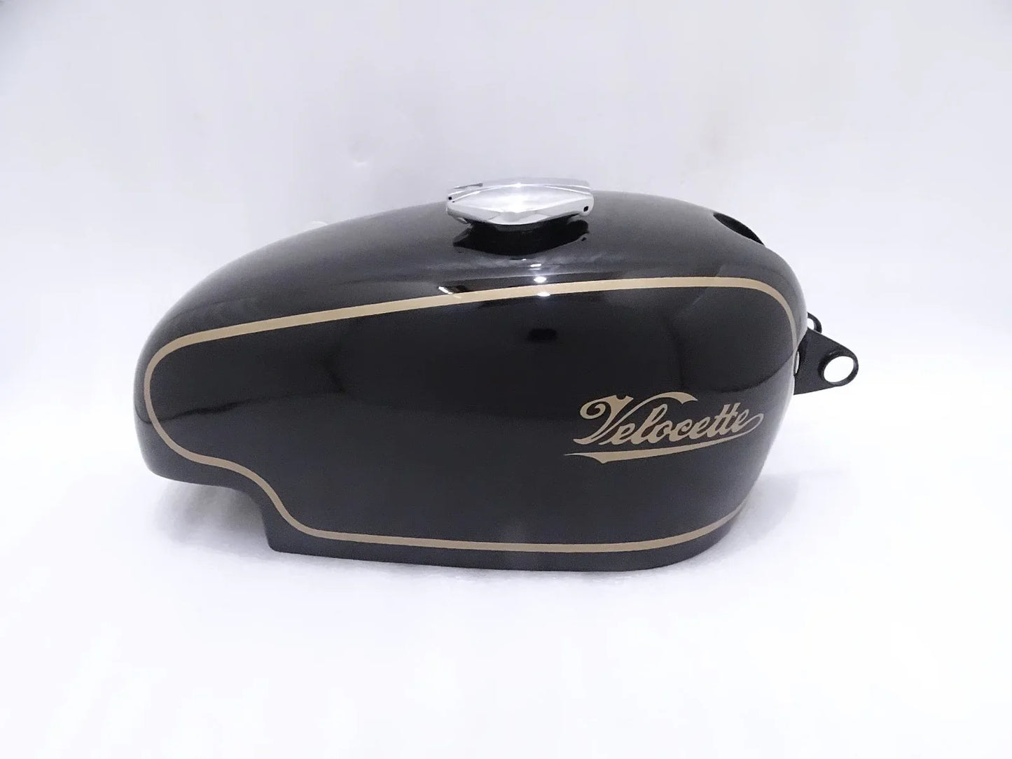 VELOCETTE THRUXTON BLACK PAINTED PETROL TANK + CAP (BEST QUALITY) - StellerGear