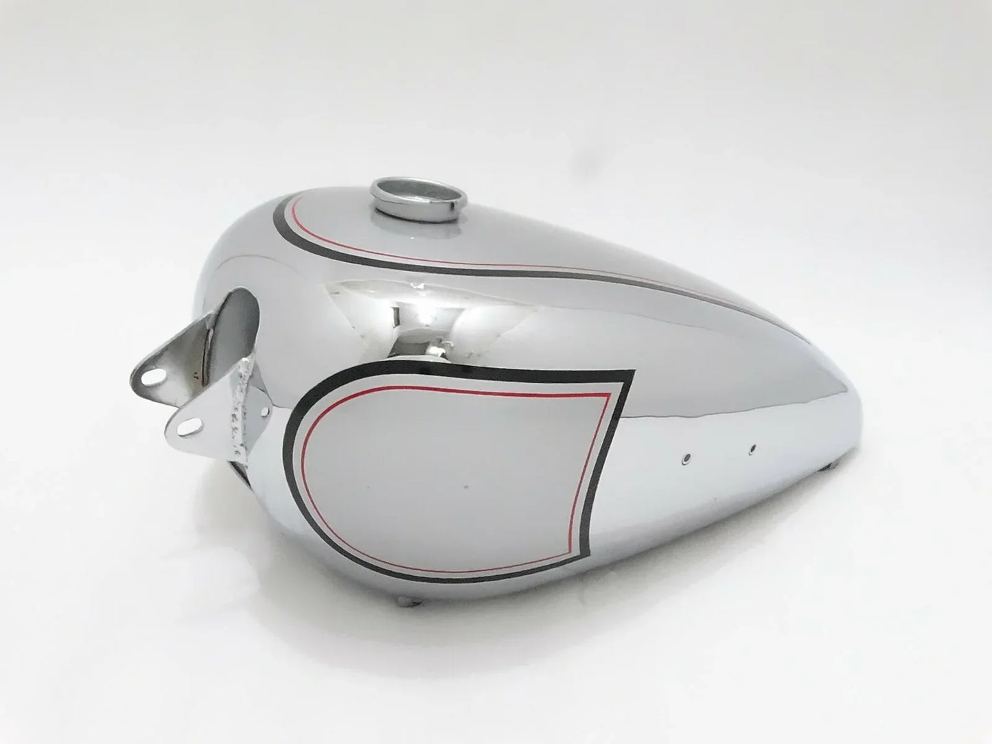 BSA B31 SILVER PAINTED CHROME PETROL TANK (Reproduction) - StellerGear