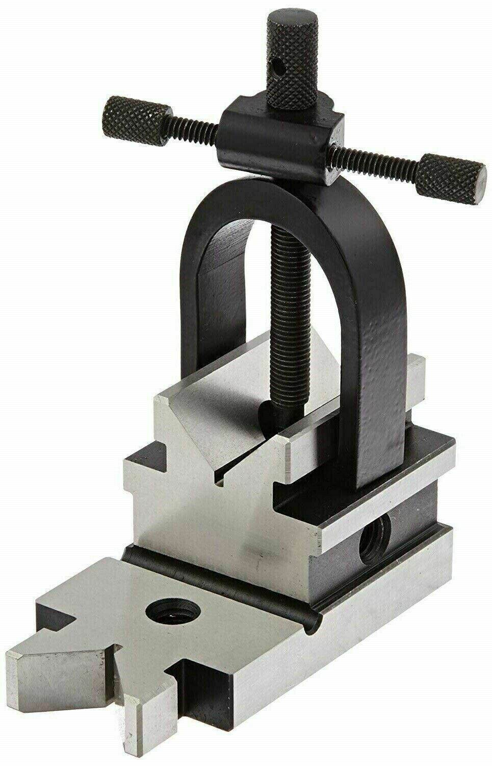 All Angle Toolmakers V-Block & Clamp, 3-5/8" x 1-7/8" x 1-7/8" GRIND MILL Drill - StellerGear