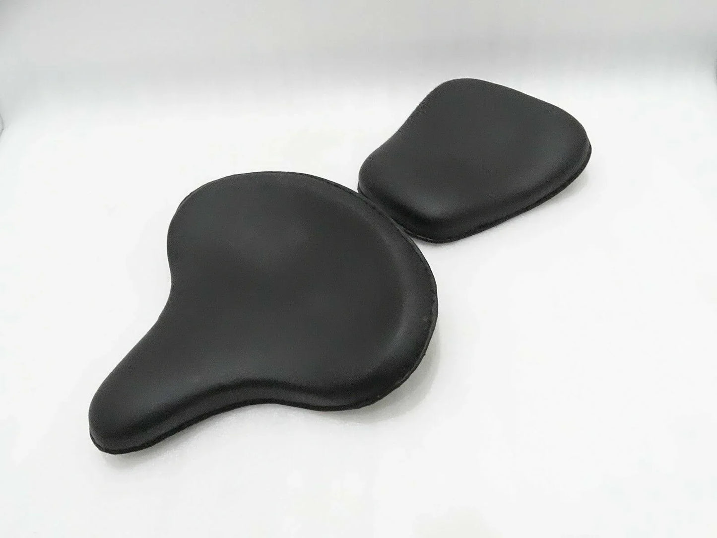 ROYAL ENFIELD HARLEY STYLE FRONT AND REAR LEATHERITE SEATS - StellerGear