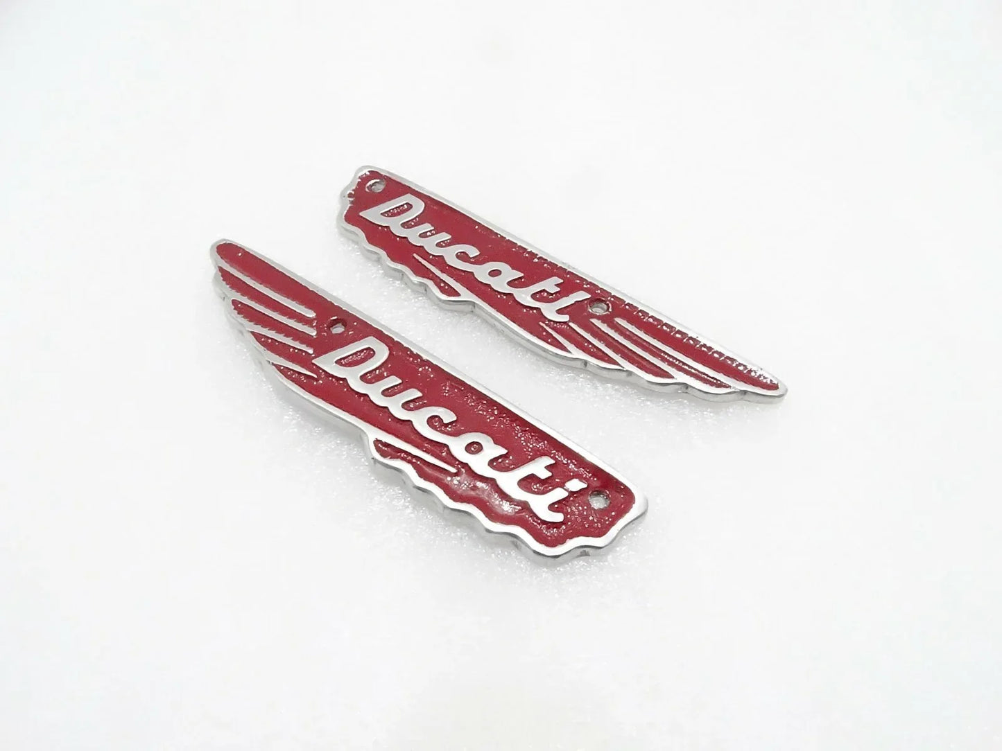 Ducati Scrambler 350cc Petrol Tank Red Badges Alloy Made - StellerGear