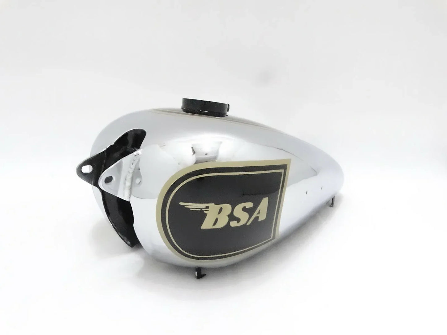 BSA M20 BLACK PAINTED CHROME PETROL TANK "CIVIL MODEL" - StellerGear