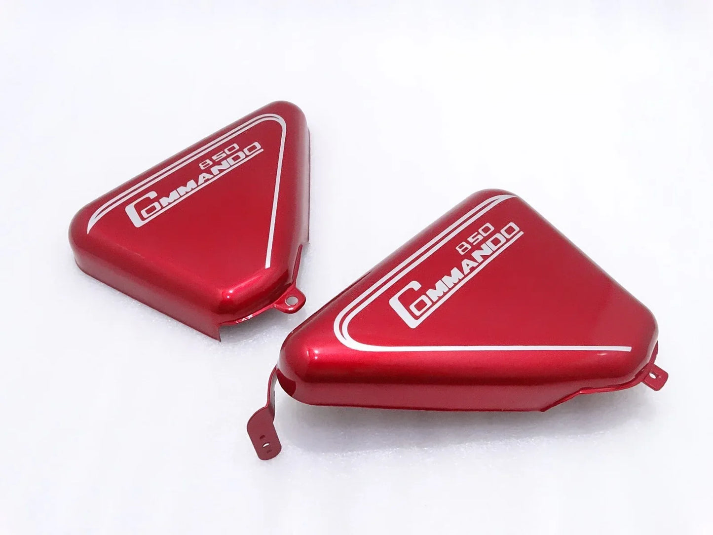 NORTON COMMANDO ROADSTER 850 CHERRY PAINTED SIDE PANELS - StellerGear