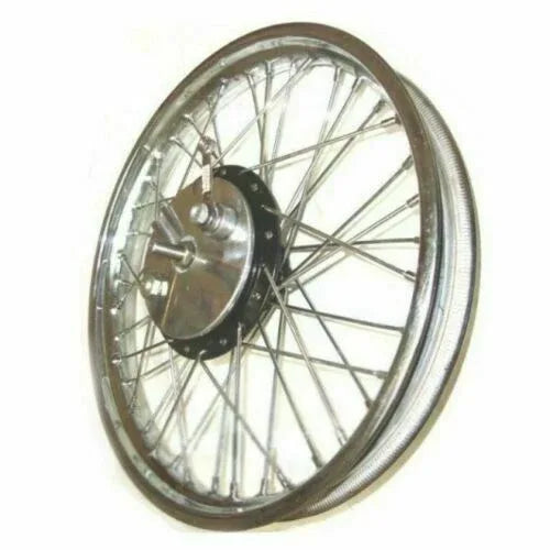 19" HALF WIDTH FRONT COMPLETE WHEEL RIM ASSEMBLY FOR BSA ENFIELD - StellerGear