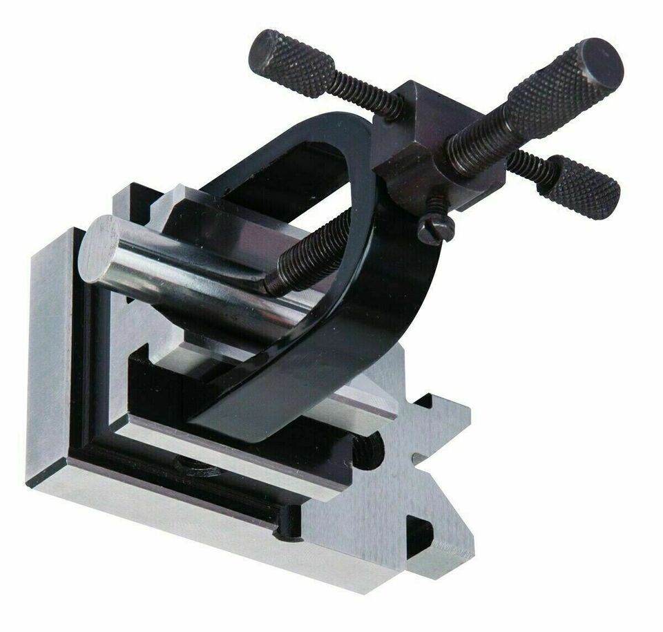 All Angle Toolmakers V-Block & Clamp, 3-5/8" x 1-7/8" x 1-7/8" GRIND MILL Drill - StellerGear