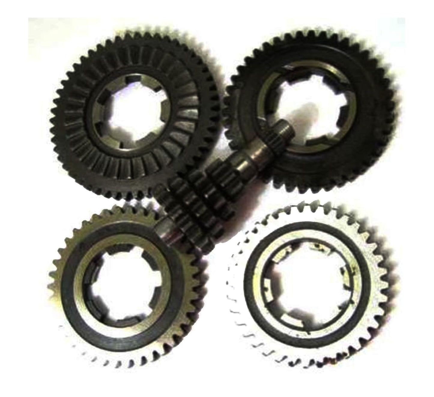 Complete gearbox gears and cluster made of durable steel for scooter gears replacement