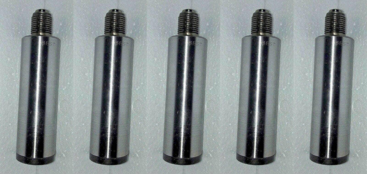 Steel Sioux style valve seat grinder stone holder, 6 inches long, for efficient valve grinding