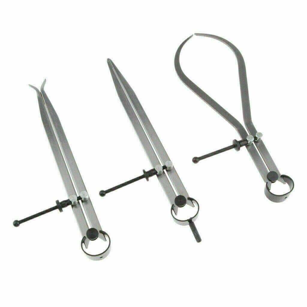 Durable stainless steel spring joint caliper set suitable for precise measurements