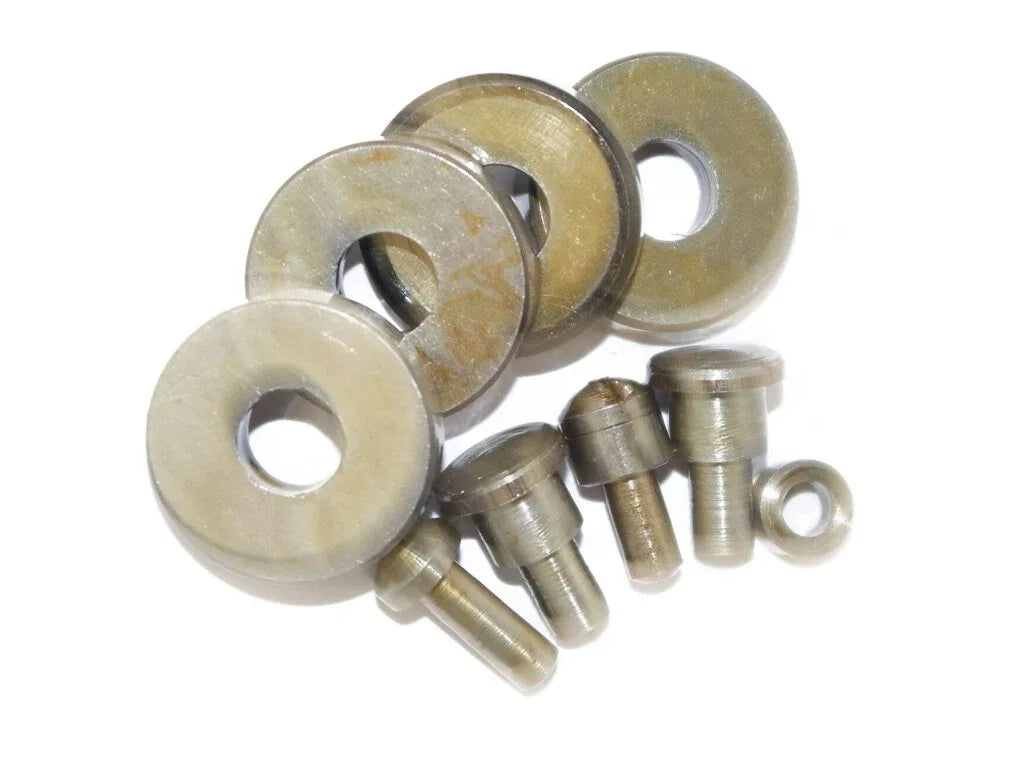 Hydraulic roller and pin set, steel, for Steiner tractor parts Michigan, ideal for machinery repairs