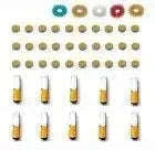 Sujok Therapy Acupressure 30 Byol Point 10 Bar Magnets Set Free 5 Sujok Rings - StellerGear