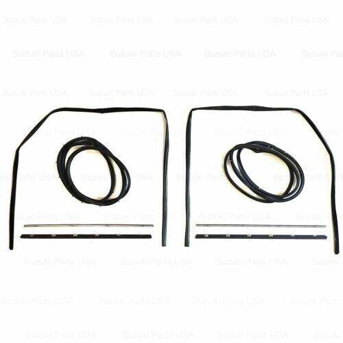 DOOR GLASS SEAL KIT DRIVER PASSENGER SIDE-SUZUKI SAMURAI 80-95 - StellerGear