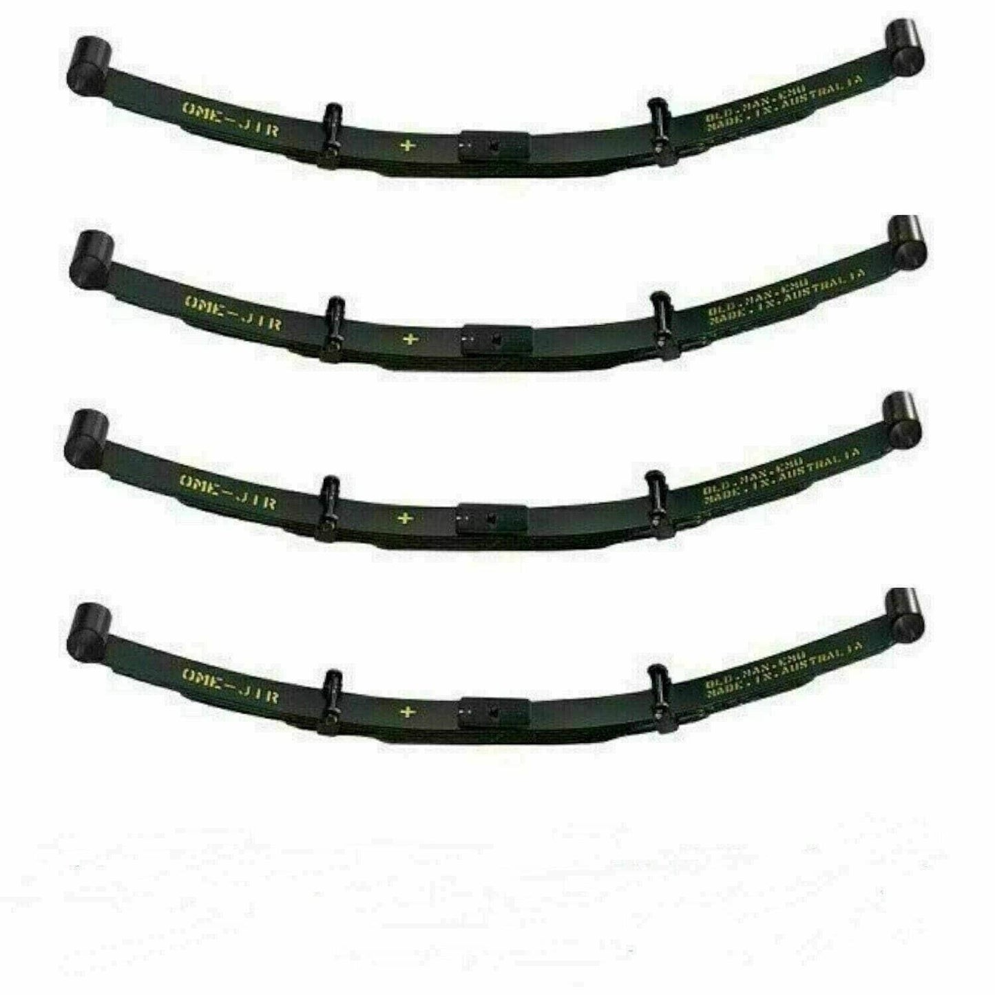 Set of Suzuki Samurai leaf springs designed for front and rear suspension upgrades