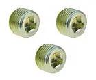 Set of three Suzuki Samurai transfer case plug filler plugs for efficient fluid sealing
