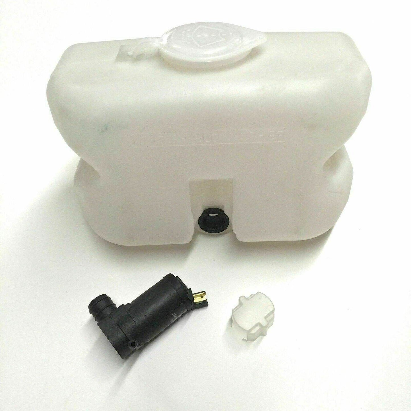 Suzuki Samurai washer tank with included pump for efficient windshield cleaning.