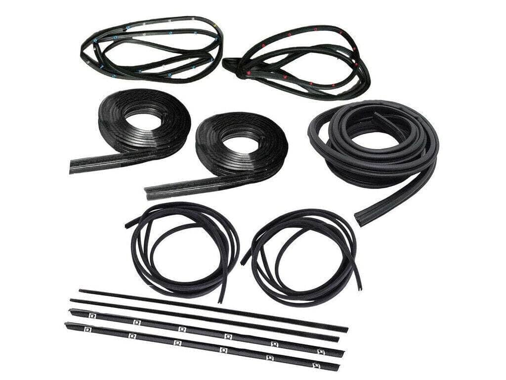 Complete Suzuki Samurai window trim kit for door and window sealing