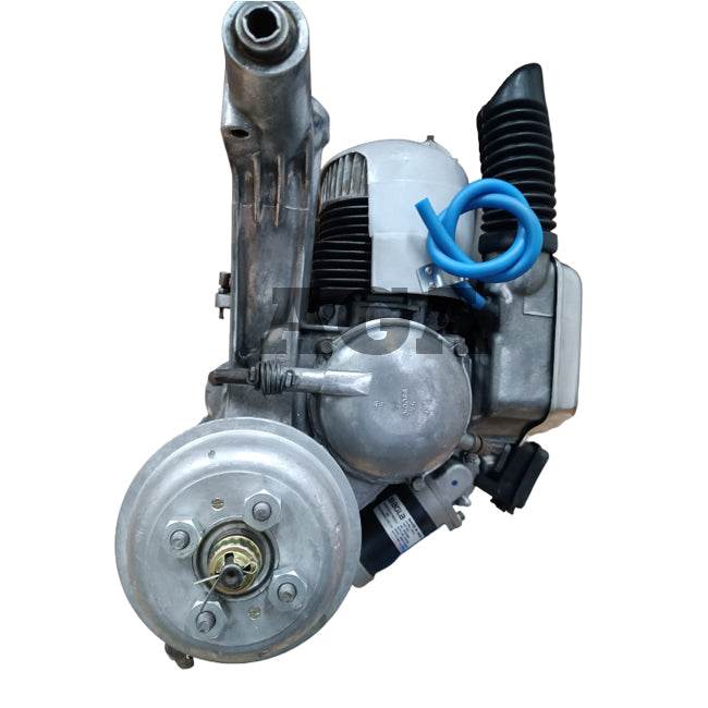 150cc Vespa engine with aluminum casing and intake for high-performance scooters