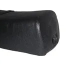 Vespa seat saddle black side close-up with textured finish and rounded end