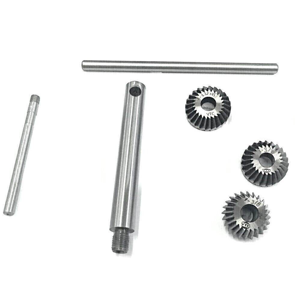 6pcs HIGH CARBON STEEL VALVE SEAT CUTTER SET FOR VINTAGE CAR AND BIKES - StellerGear