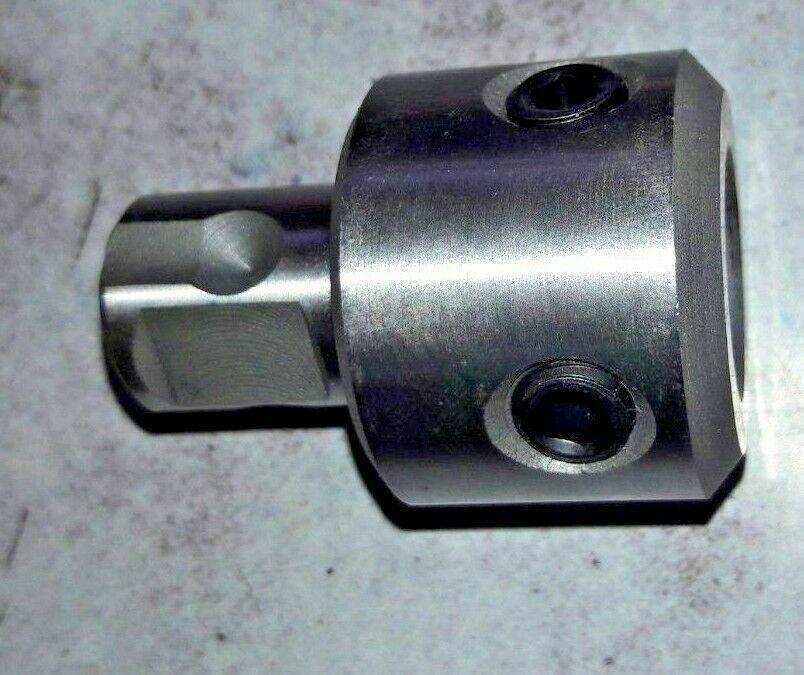 WELDON shank adapter for annular broach cutters made from durable steel for secure tool attachment