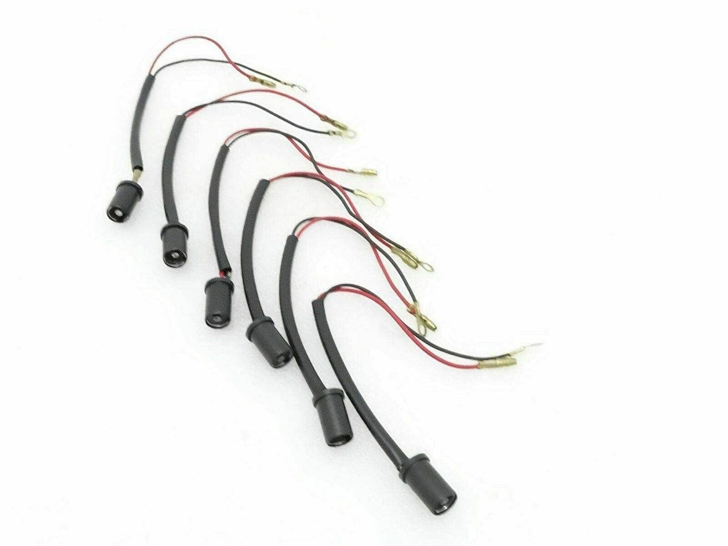 Willys Jeep meter light bulb holders with wire connections for easy installation